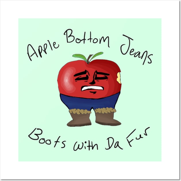 Apple Bottom Jeans Wall Art by GrimKr33per